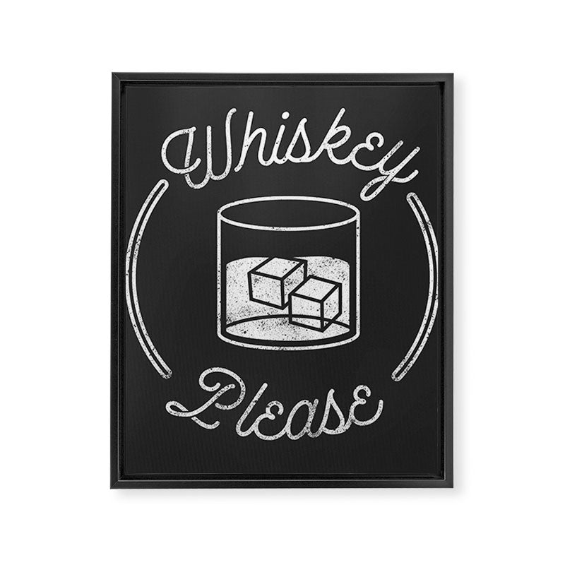 Whiskey Please 2 Framed Canvas Print Gallery Image 8