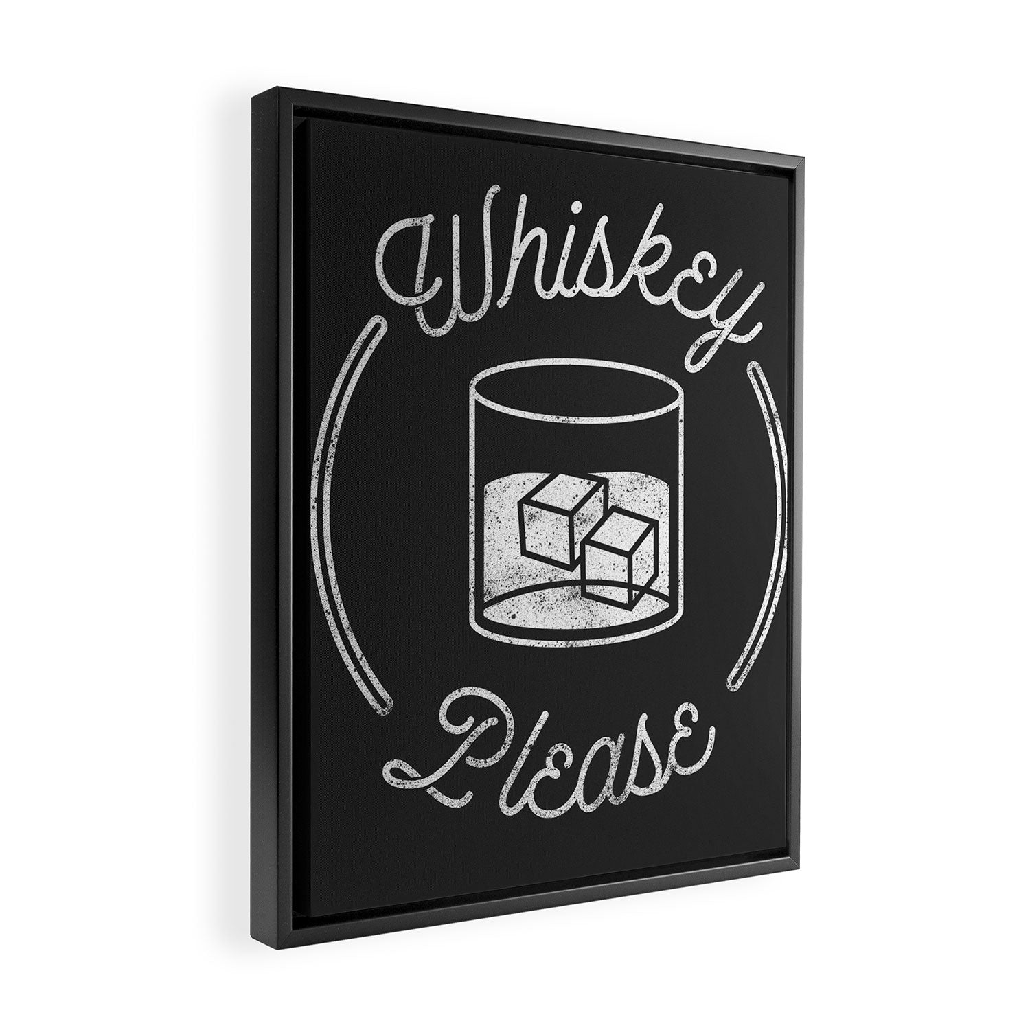 Whiskey Please 2 Framed Canvas Print Gallery Image 2