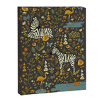 Zebras in Wild Fall Garden Canvas Print Gallery Image 6