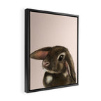 baby bunny Framed Canvas Print Gallery Image 2