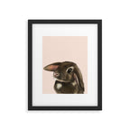 baby bunny Framed Art Print Gallery Image 4
