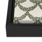 Boughs of Holly Pattern Framed Canvas Print Gallery Image 3