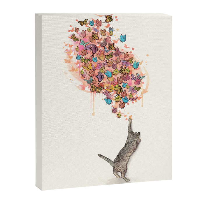catching butterflies Canvas Print Gallery Image 1
