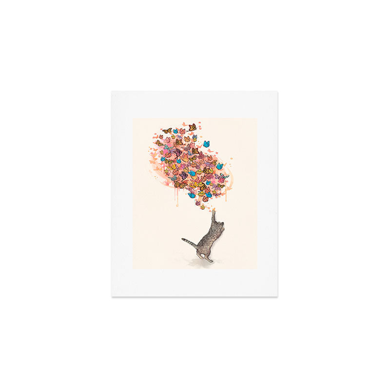 catching butterflies Art Print Gallery Image 1