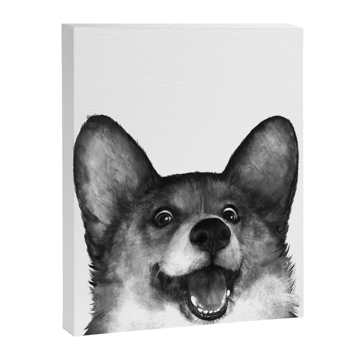 Corgi Canvas Print Gallery Image 1