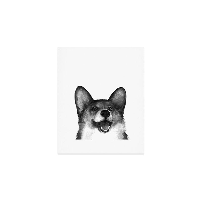 Corgi Art Print Gallery Image 1