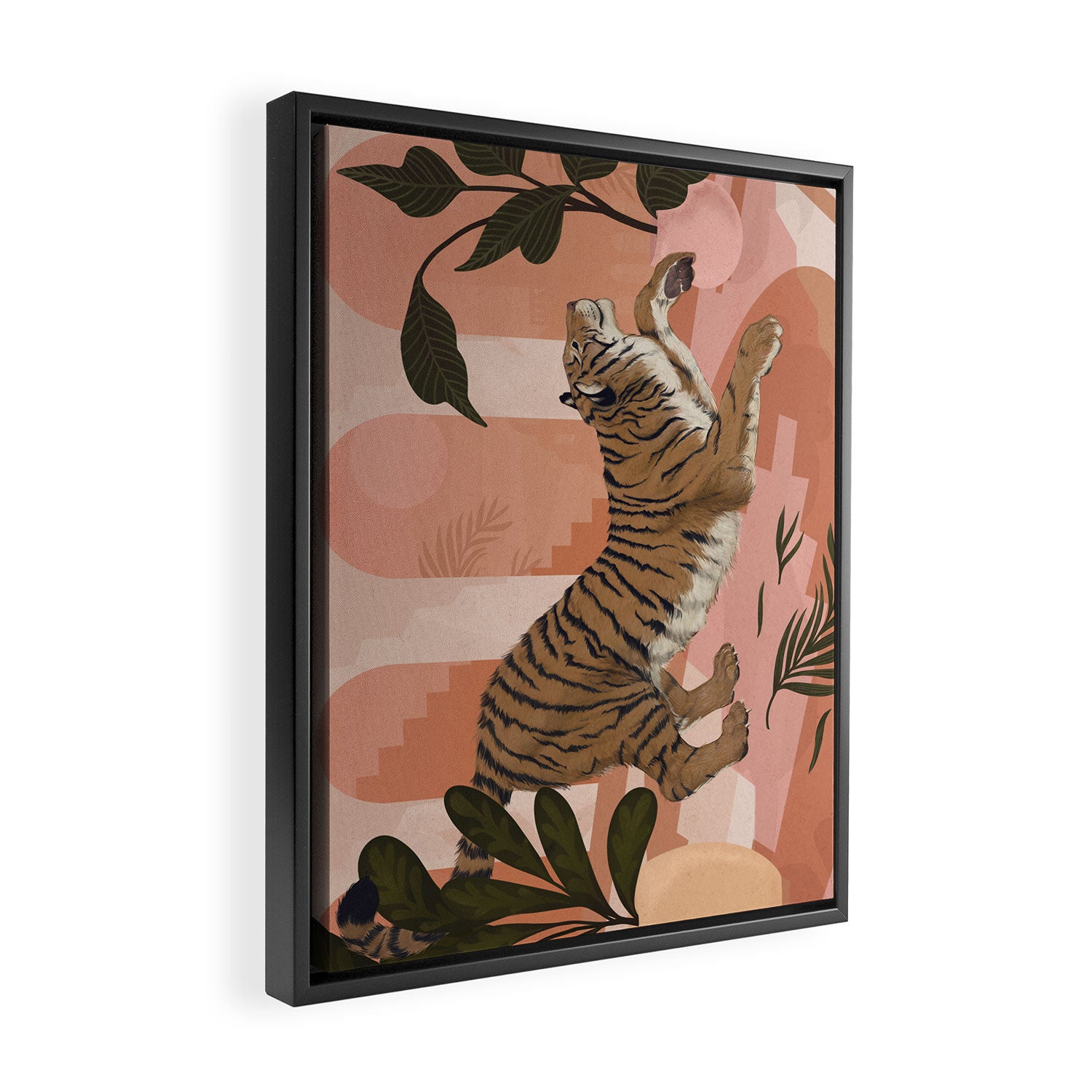 Easy Tiger Framed Canvas Print Gallery Image 2