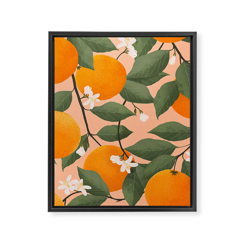 fresh citrus Framed Canvas Print Gallery Image 8