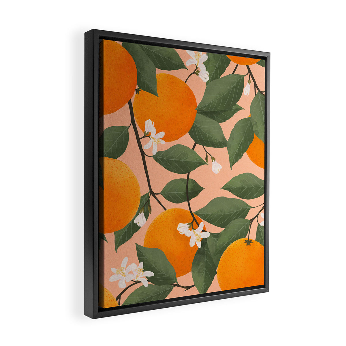 fresh citrus Framed Canvas Print Gallery Image 2