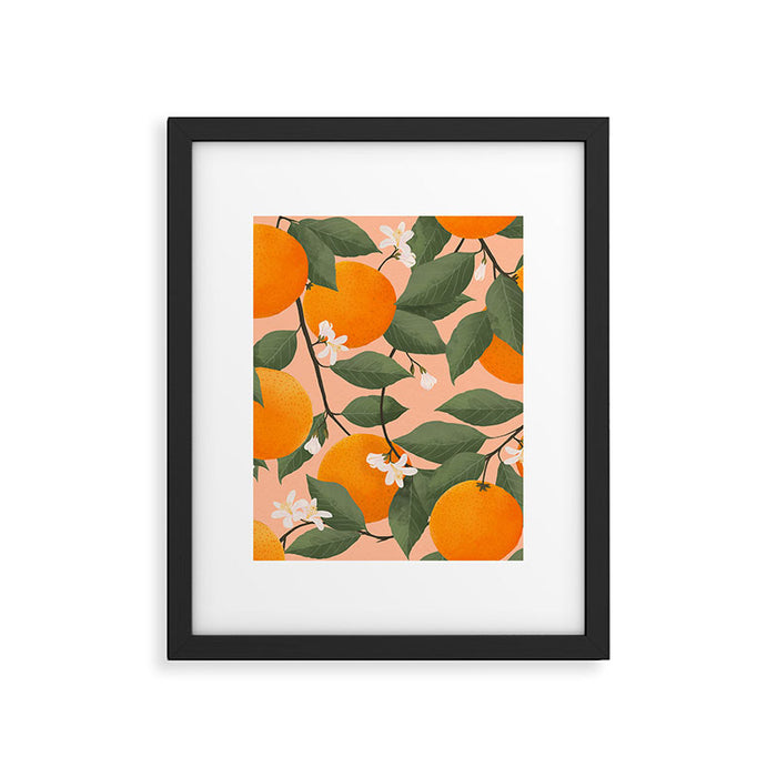 fresh citrus Framed Art Print Gallery Image 1