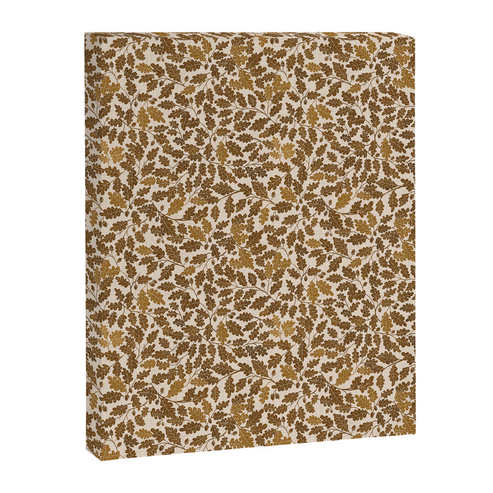 Golden Autumn Oak Pattern Canvas Print Gallery Image 1