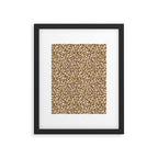 Golden Autumn Oak Pattern Framed Art Print Gallery Image 5