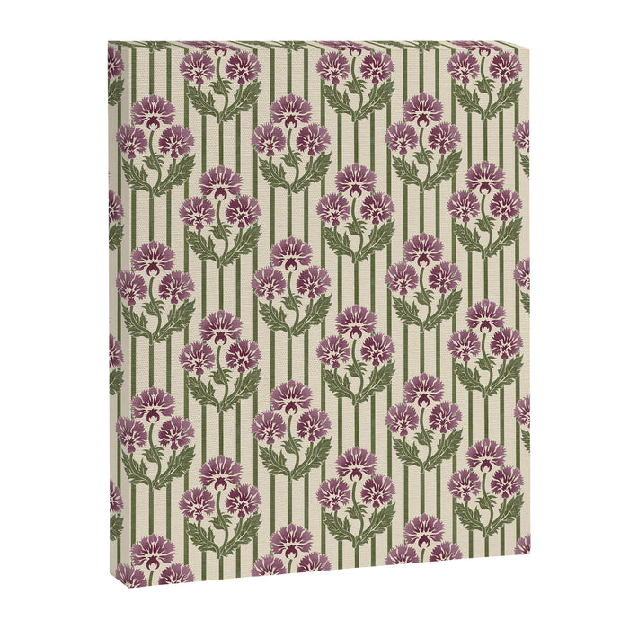 Highland Floral Stripe Canvas Print Gallery Image 1