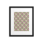 Highland Floral Stripe Framed Art Print Gallery Image 6