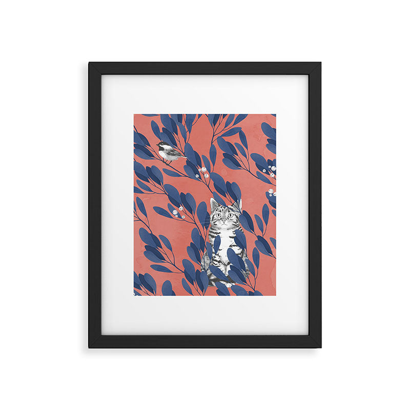 in the wild // repeat pattern Framed Art Print Gallery Image 5