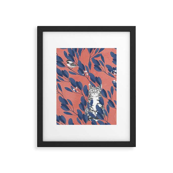 in the wild // repeat pattern Framed Art Print Gallery Image 1