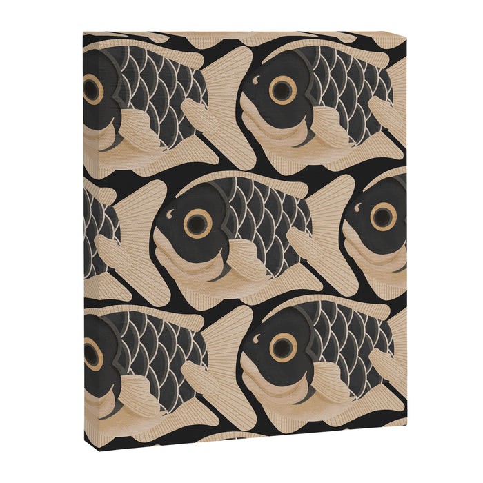 Japanese Koi Fish Pattern Canvas Print Gallery Image 1