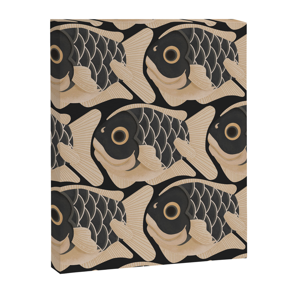 Japanese Koi Fish Pattern Canvas Print Gallery Image 6