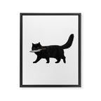 Knife Cat Framed Canvas Print Gallery Image 8