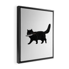 Knife Cat Framed Canvas Print Gallery Image 2