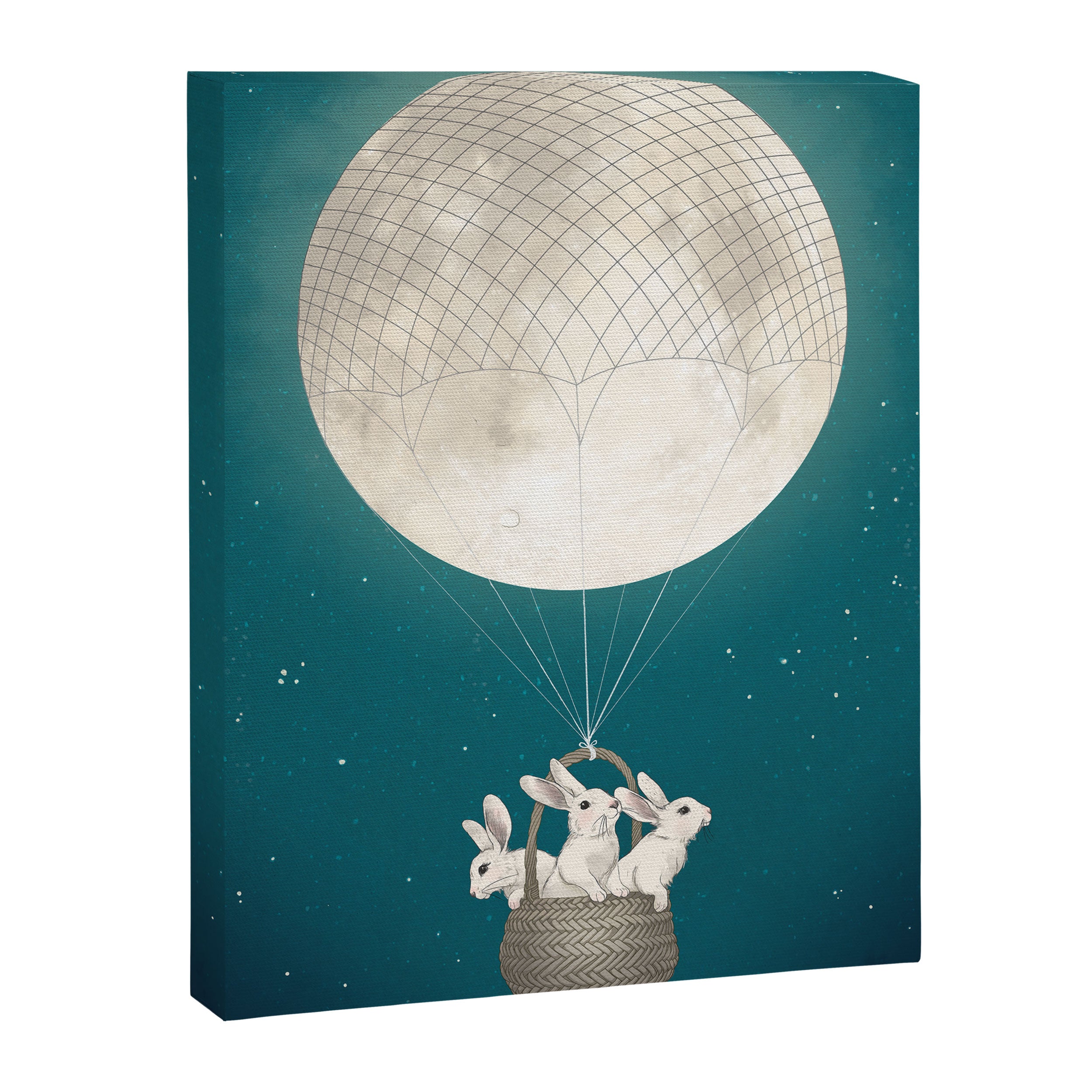 moon bunnies Canvas Print Gallery Image 6