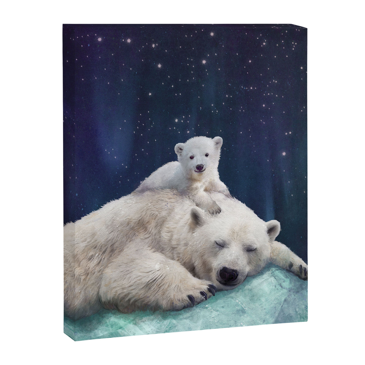 Polar Bears Canvas Print Gallery Image 6