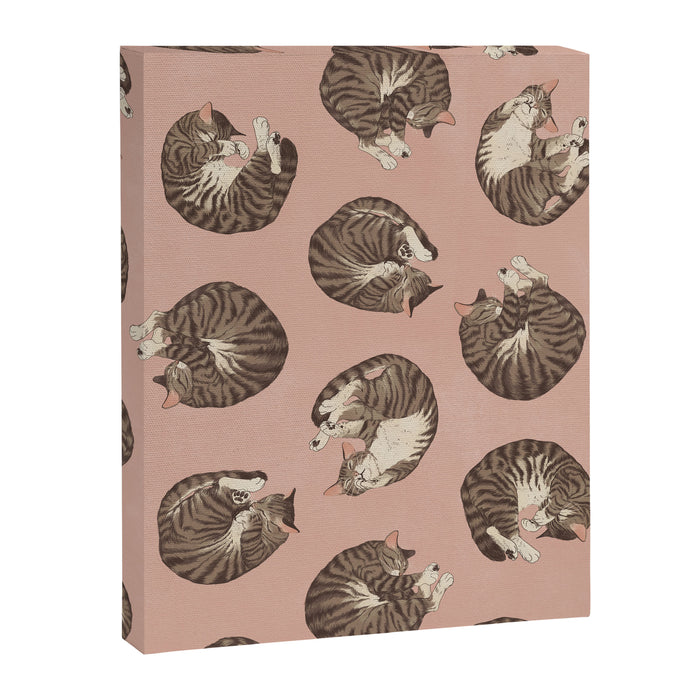 polka dot cats Canvas Print Gallery Image 1