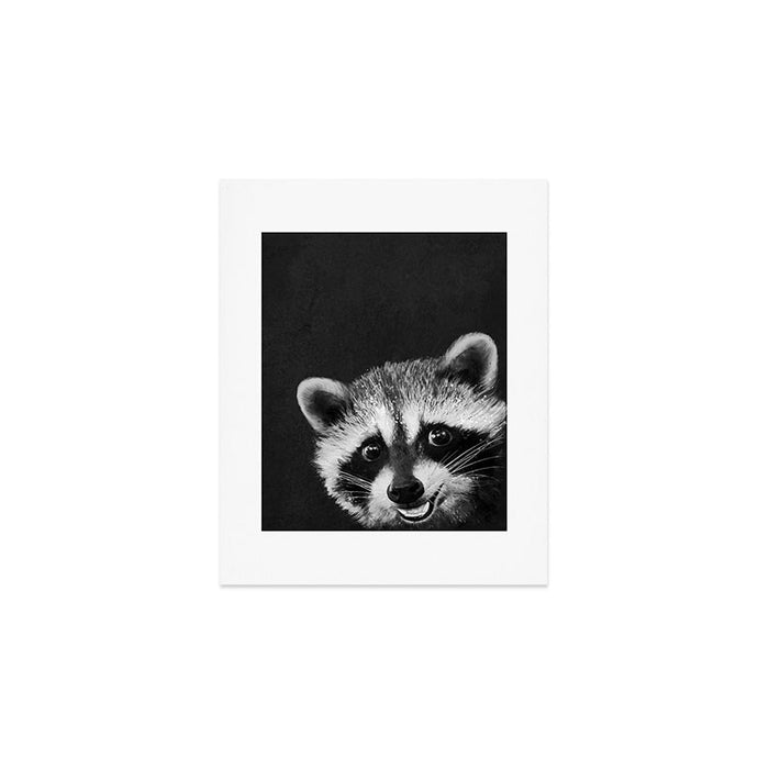 Raccoon Art Print Gallery Image 1