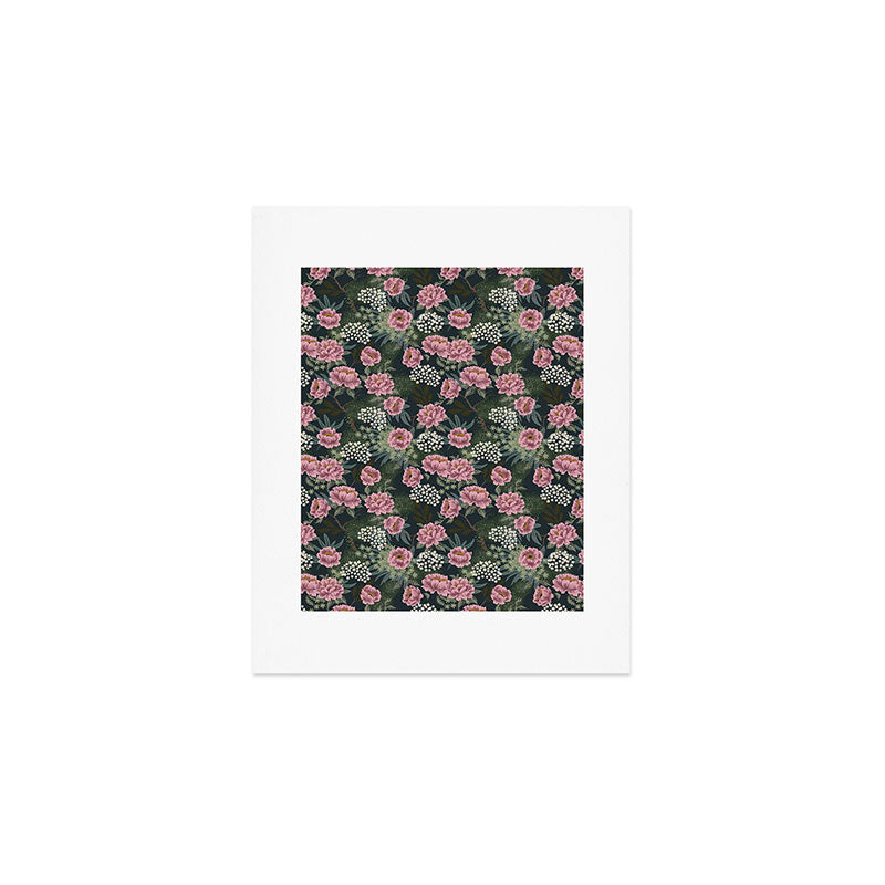 Rosewood Cottage Night Art Print Gallery Image 1