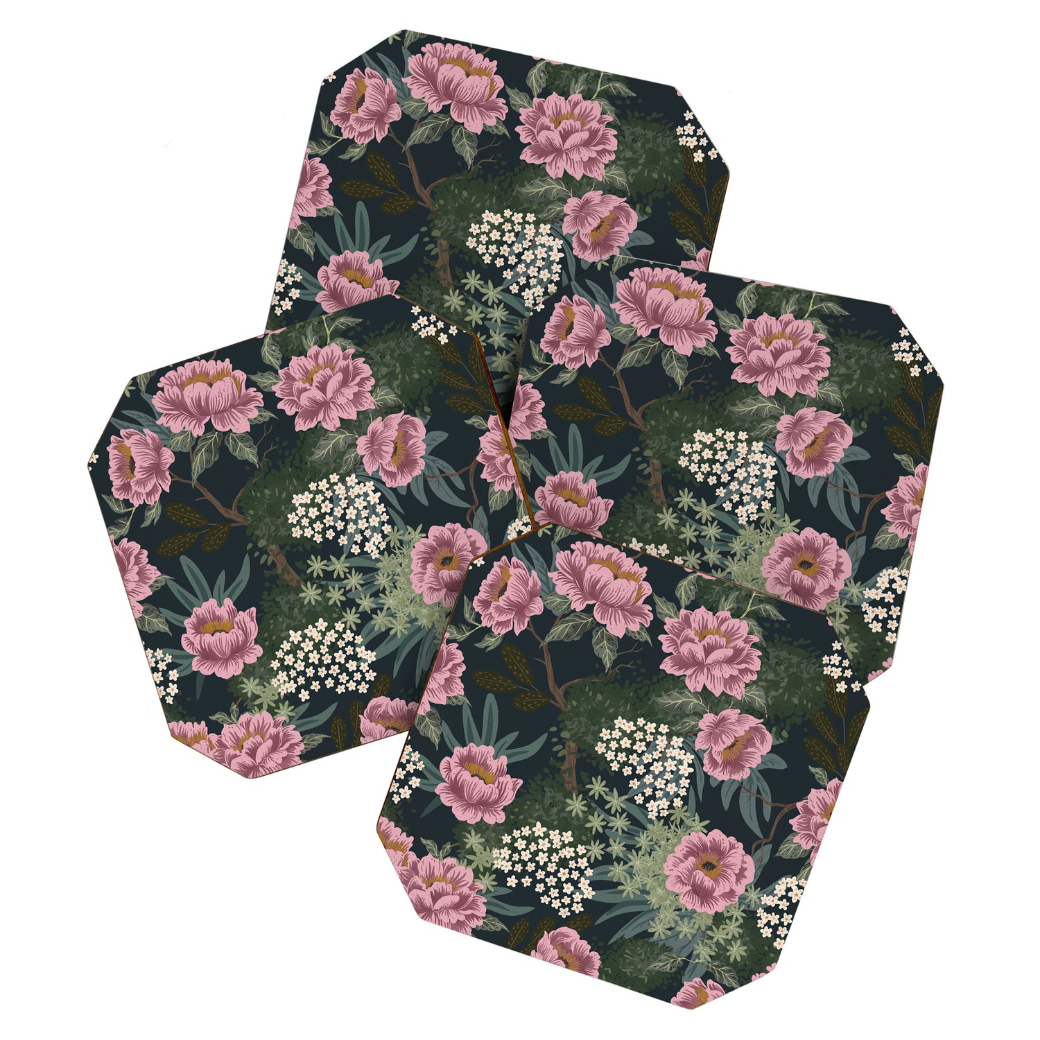 Rosewood Cottage Night Coaster Gallery Image 1