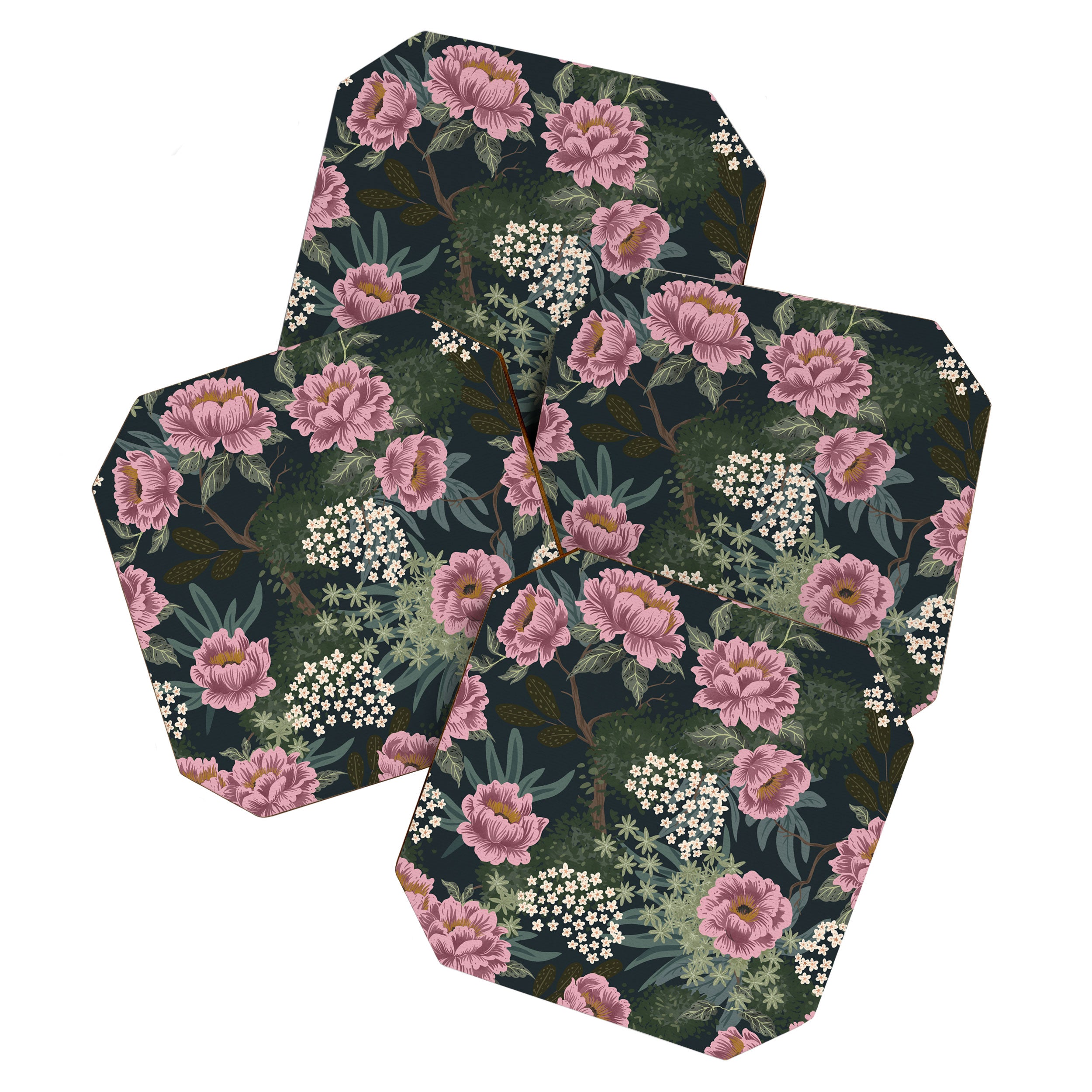 Rosewood Cottage Night Coaster Gallery Image 1