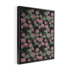 Rosewood Cottage Night Framed Canvas Print Gallery Image 2
