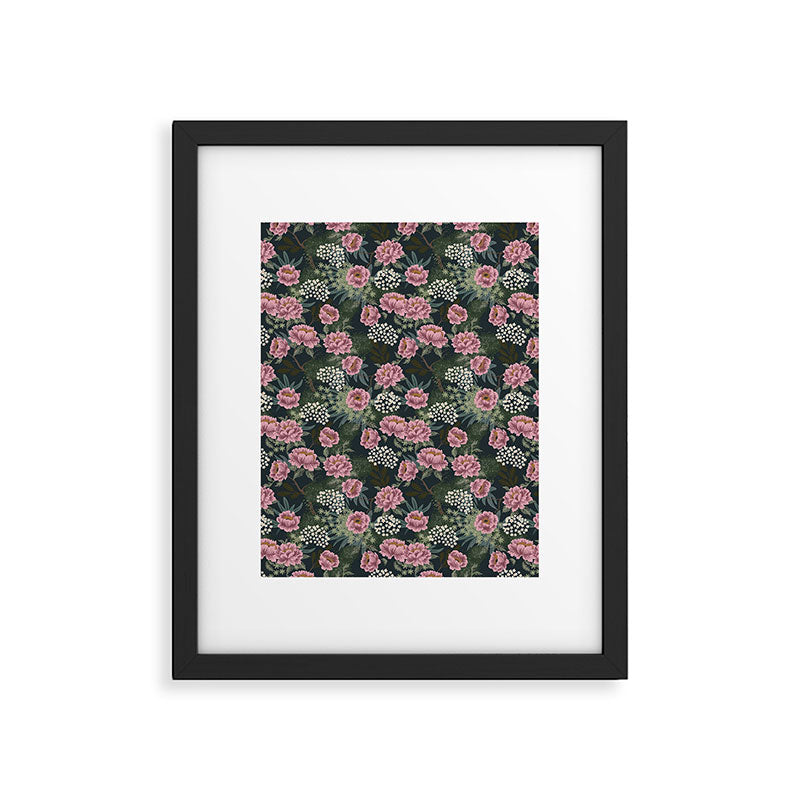 Rosewood Cottage Night Framed Art Print Gallery Image 5