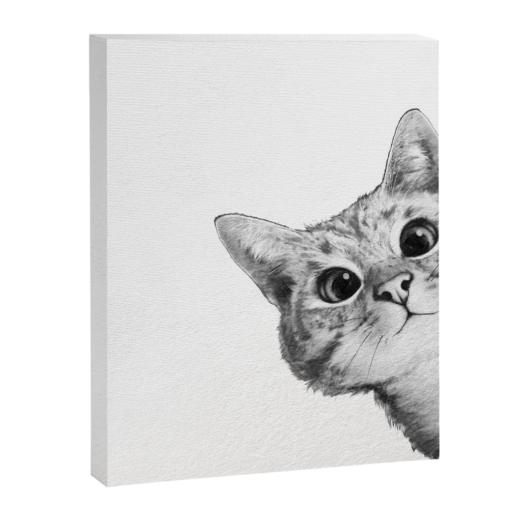 sneaky cat Canvas Print Gallery Image 8