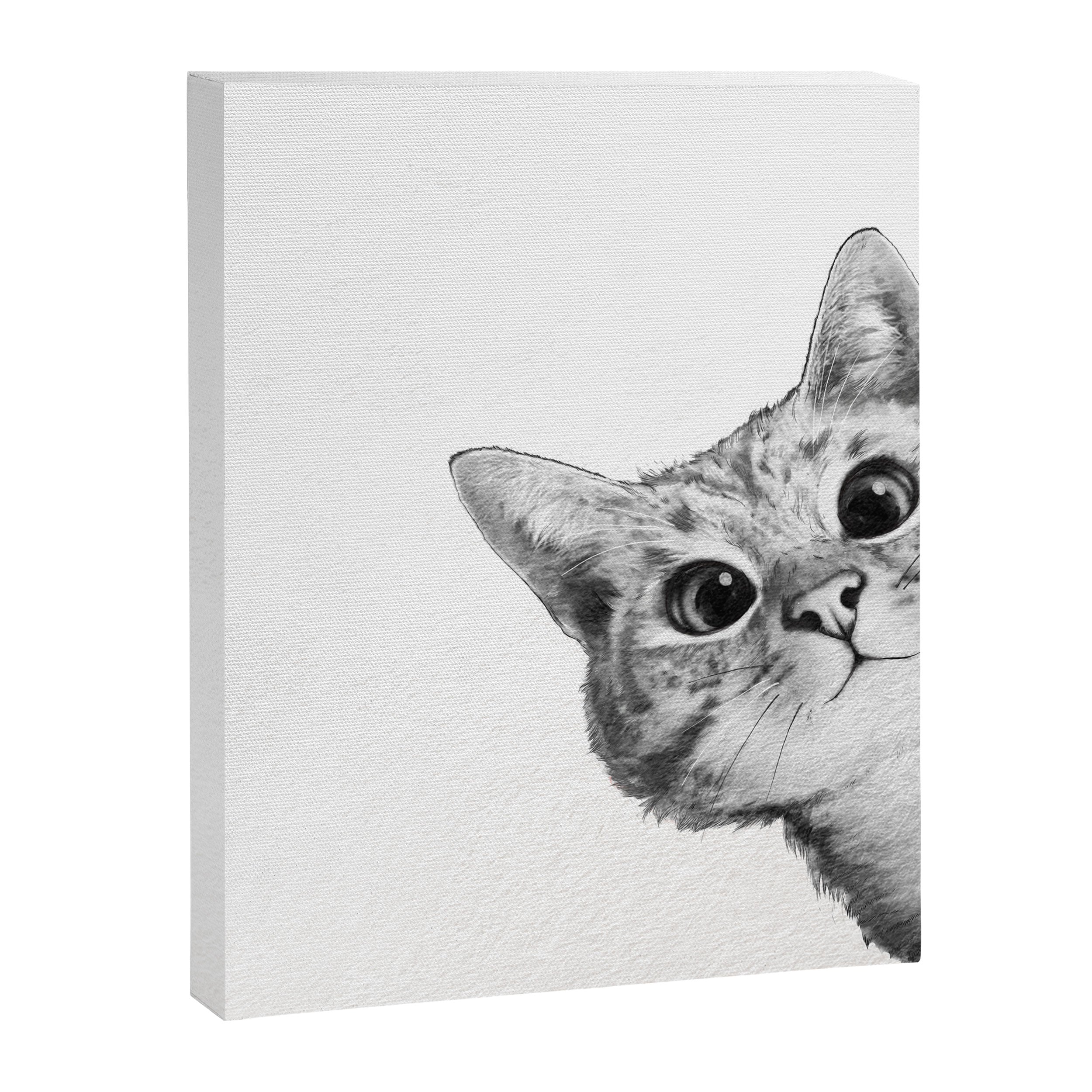 sneaky cat Canvas Print Gallery Image 8