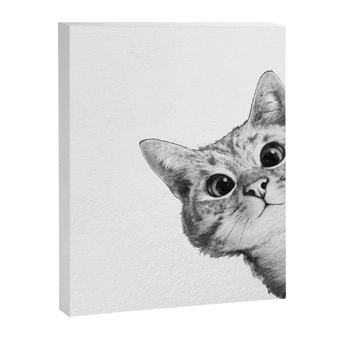 sneaky cat Canvas Print Gallery Image 1