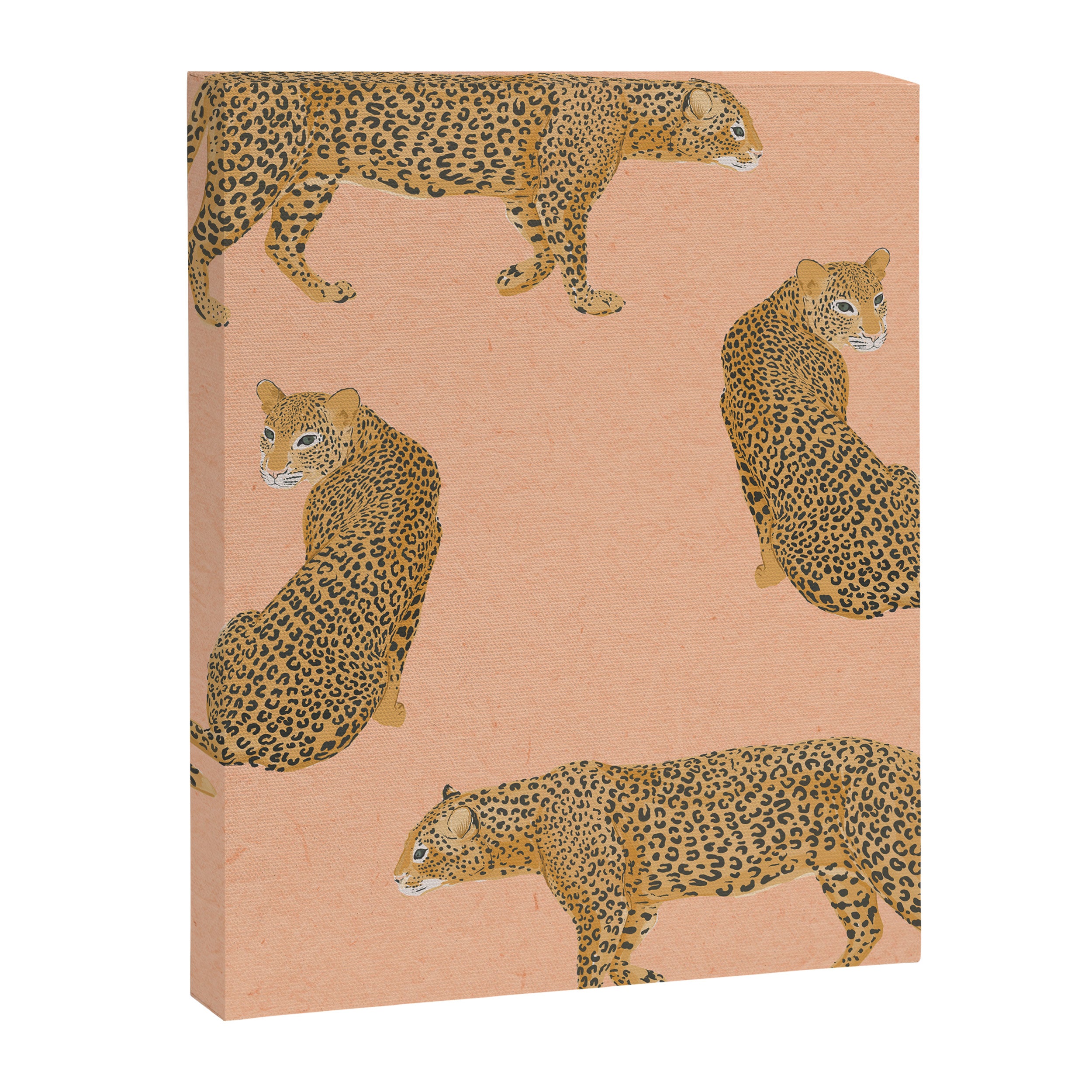 sunset leopards Canvas Print Gallery Image 8