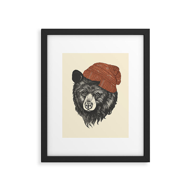 the bear Framed Art Print Gallery Image 5