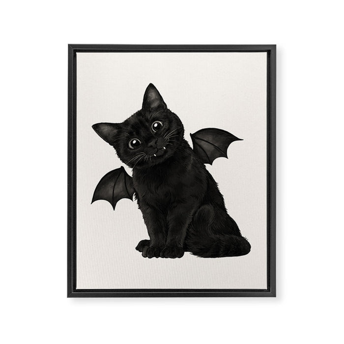 The Dreaded Vampurrr Framed Canvas Print Gallery Image 1