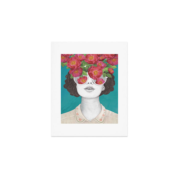 The optimist // rose tinted glasses Art Print Gallery Image 1