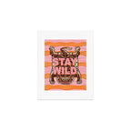 Tibetan Tiger // Stay Wild Color Wave Art Print Gallery Image 1