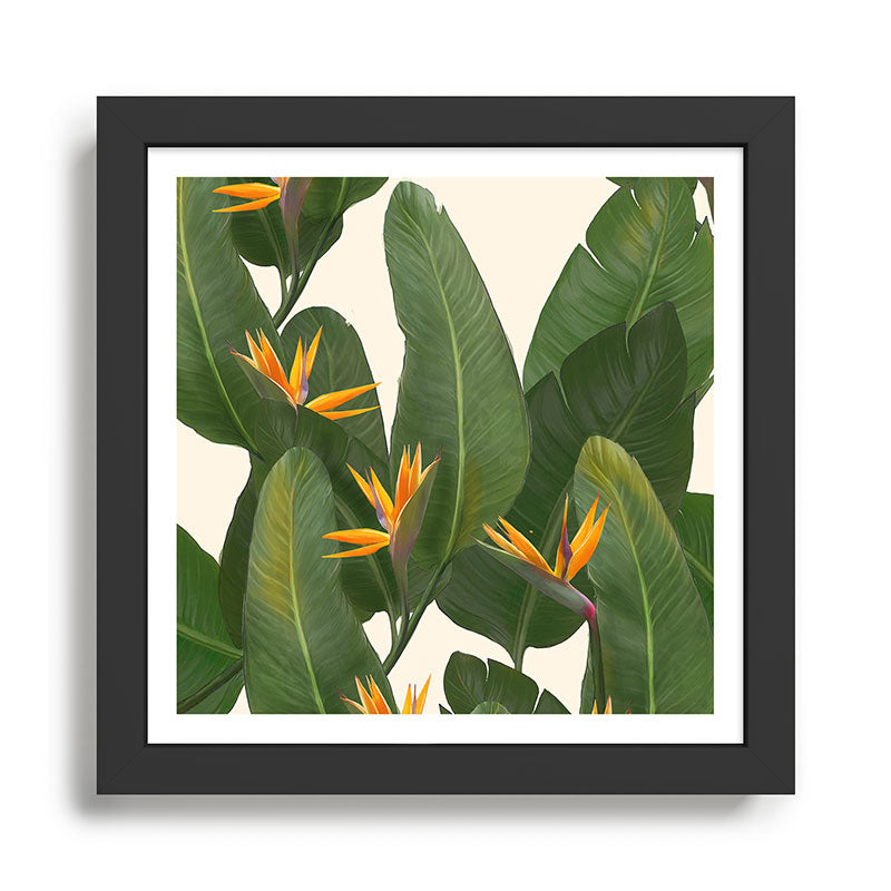 tropical floral Framed Art Print Gallery Image 1
