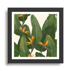 tropical floral Framed Art Print Gallery Image 1