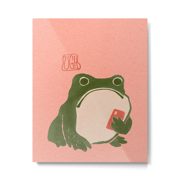 Ugh Matsumoto Hoji Frog Metal Print Gallery Image 1