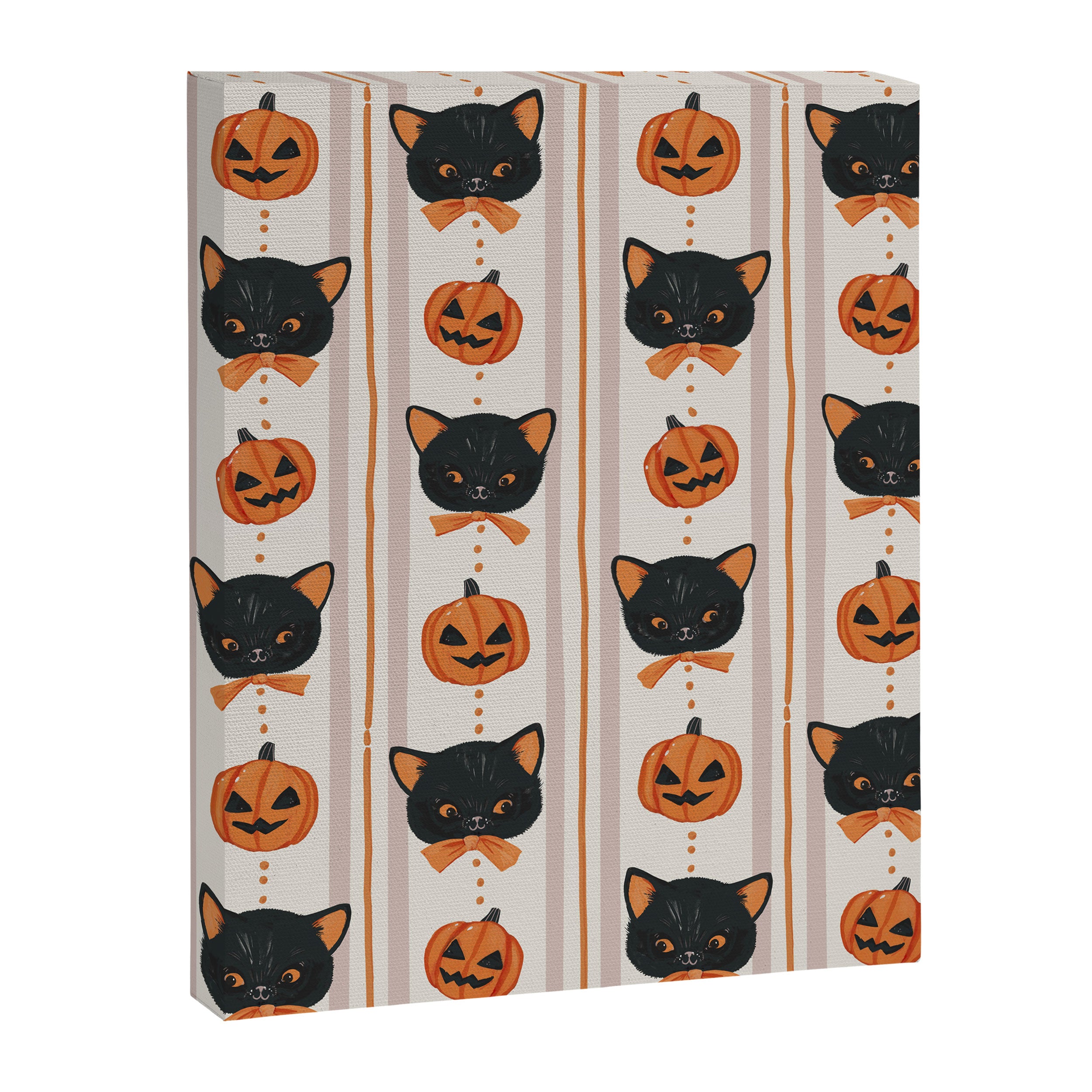 Vintage Halloween Kittens Canvas Print Gallery Image 6