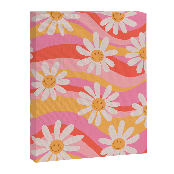 Wavy Daisies Canvas Print Gallery Image 1