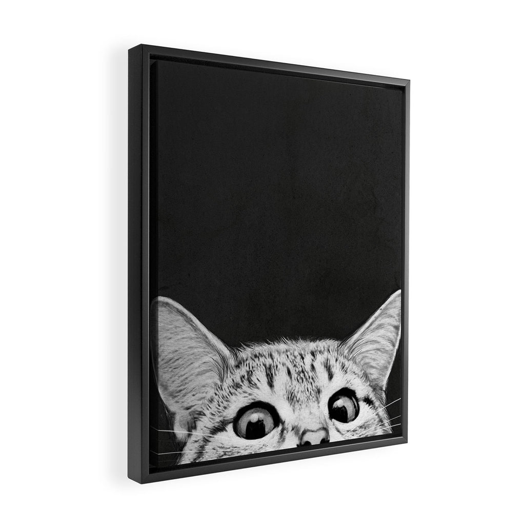 You asleep yet? Framed Canvas Print Gallery Image 2