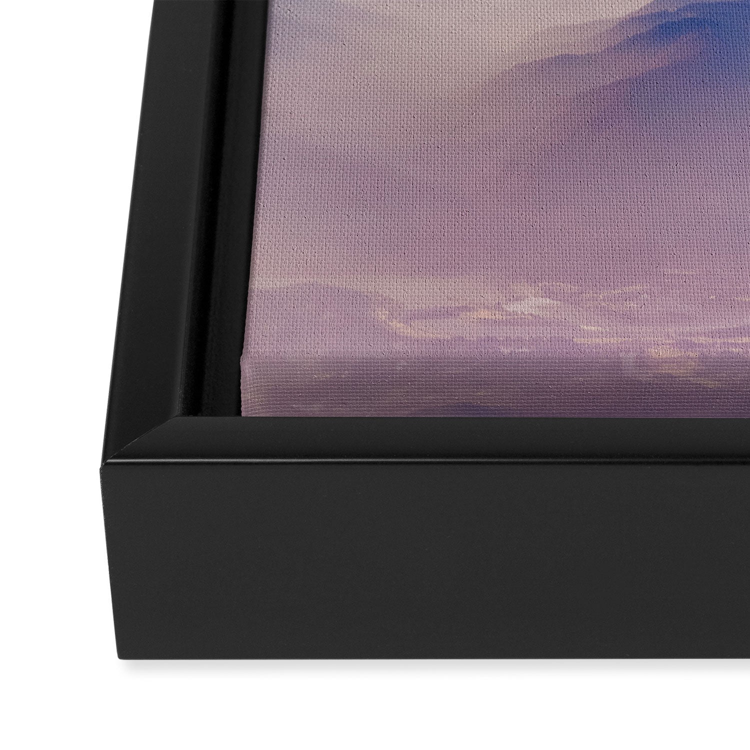 PURPLE MOUNTAINS Framed Canvas Print Gallery Image 3