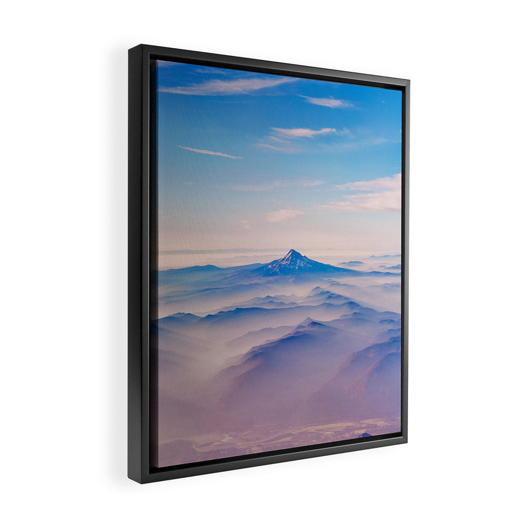 PURPLE MOUNTAINS Framed Canvas Print Gallery Image 2
