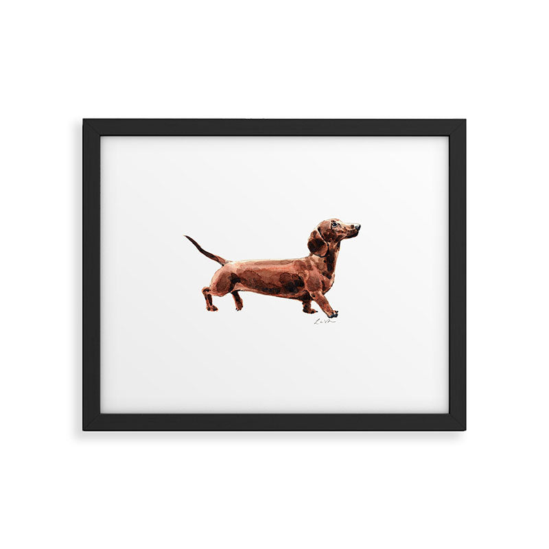 Dachshund Dog Breed Framed Art Print Gallery Image 5